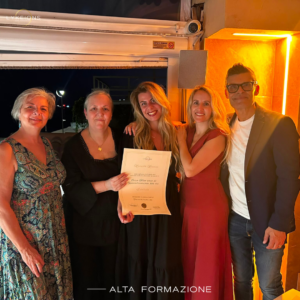 consegna diploma qualificazione estetista Genova manuela maurizi