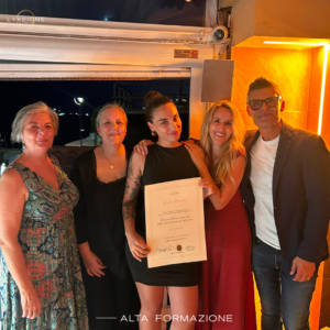 consegna diploma qualificazione estetista Genova Erika Torsello